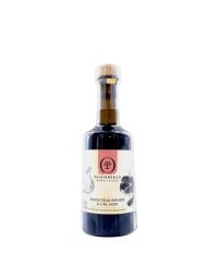 Soy sauce infused with black garlic