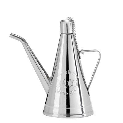 Stainless steel oil decanter