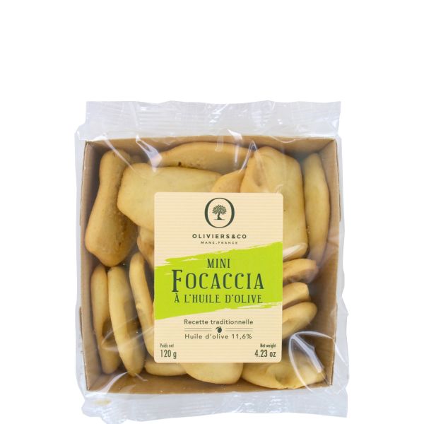 Mini Focaccia Crackers with Olive Oil