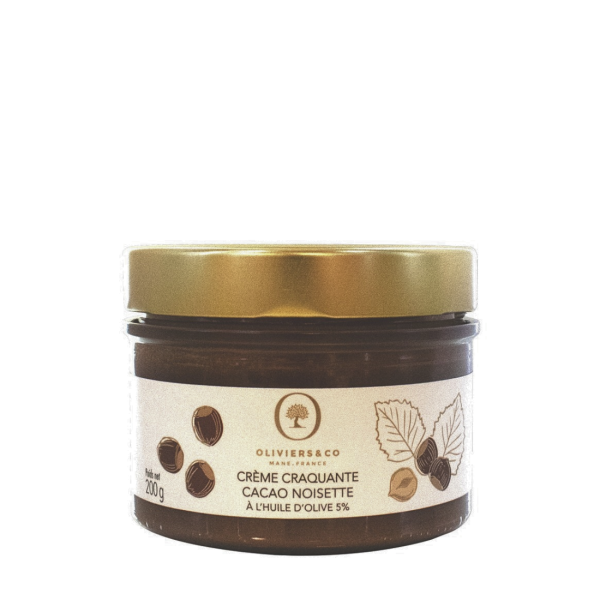 Crunchy cocoa and hazelnut cream