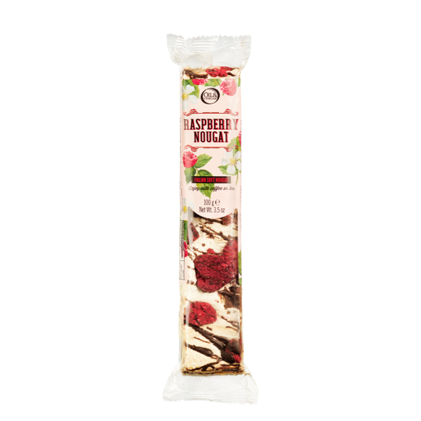 Raspberry nougat