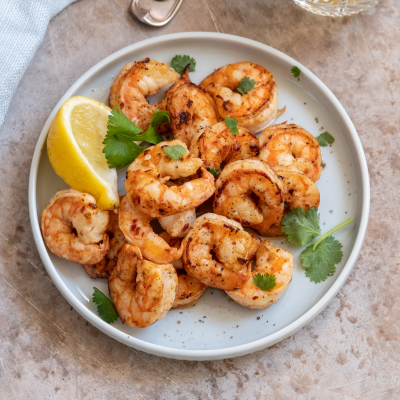 Pan-fried Shrimps with Honey