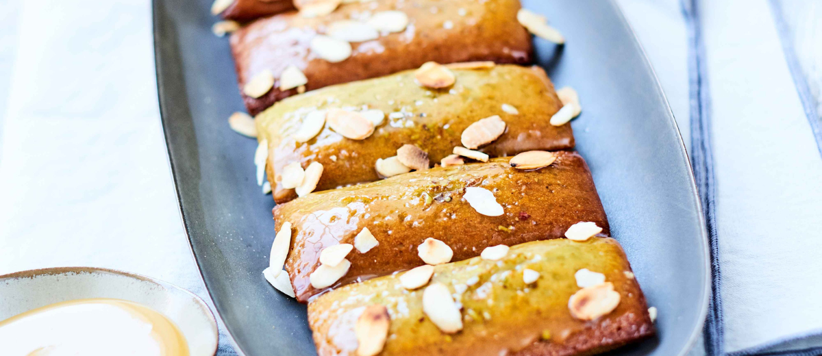 Pistachio & Lemon Financiers