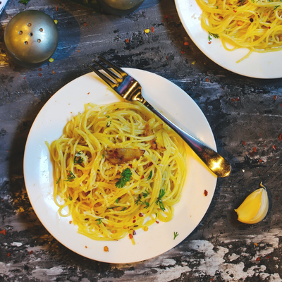 Garlic & Olive Oil Spaghetti