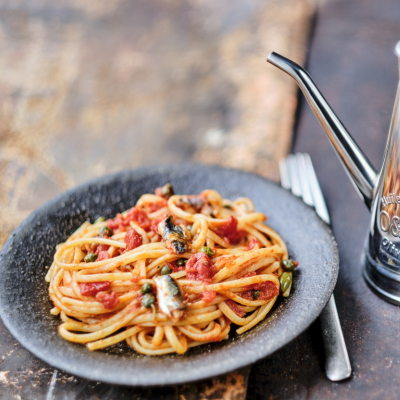 Linguine All'Arrabbiata & Lemon Sardines