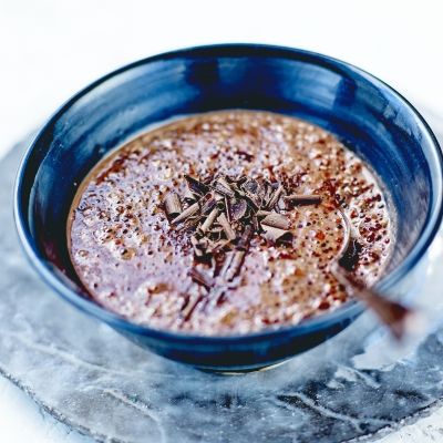 Chocolate quinoa cream