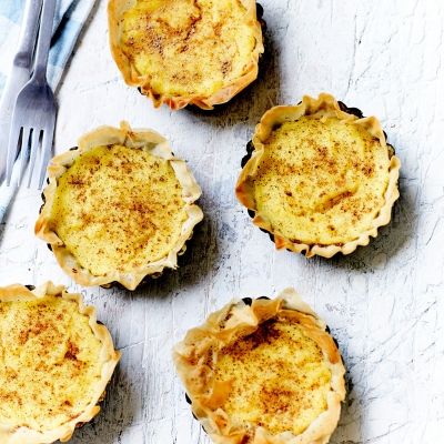 Lemon ricotta tartlets