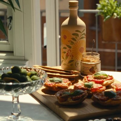 Aperitivo & Cherry Tomato Tarte Tatin