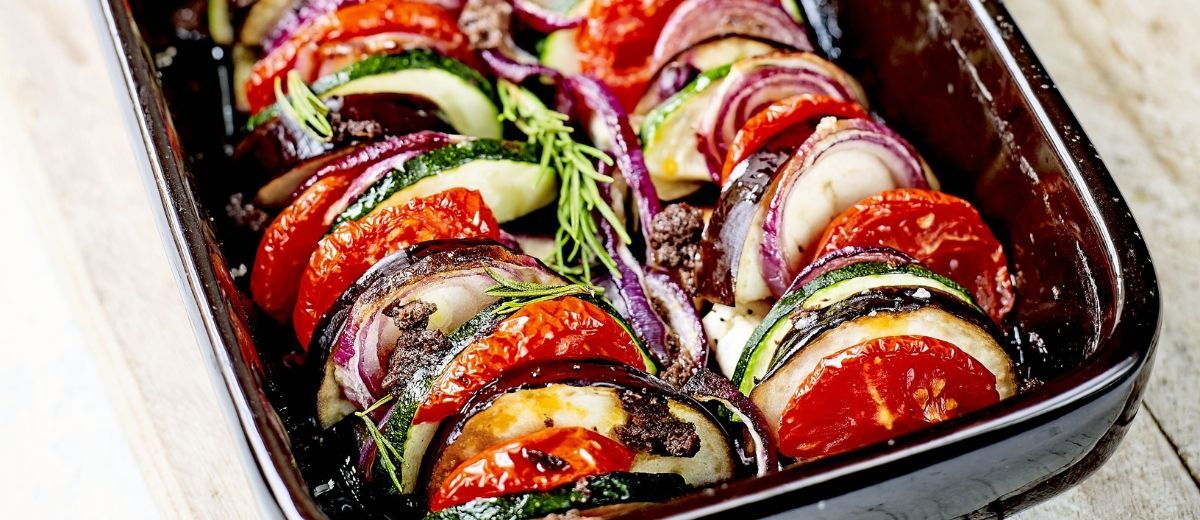 Vegetables Tian with Rosemary