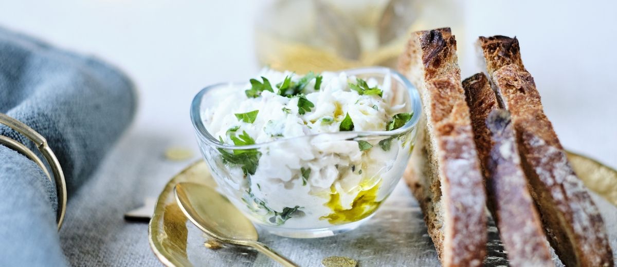 Fish Rillette with Passion Fruit