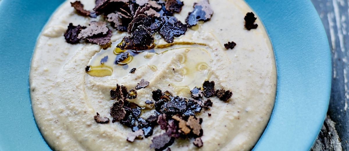 Celeriac soup with truffles