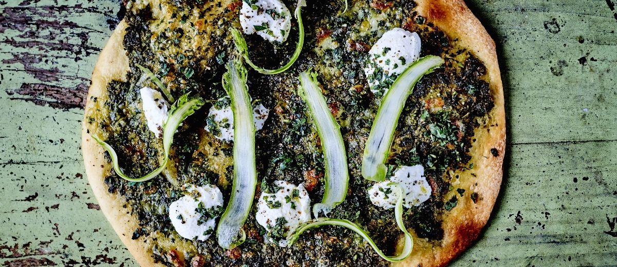 Green Asparagus Pinsa Verde