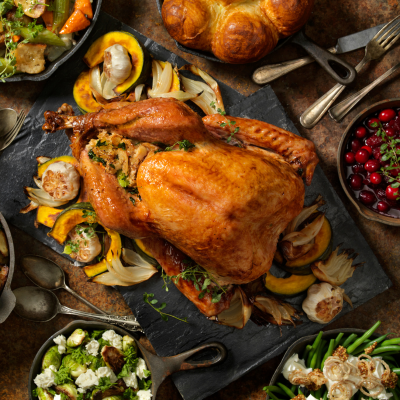 Perfectly Seasoned Roasted Turkey