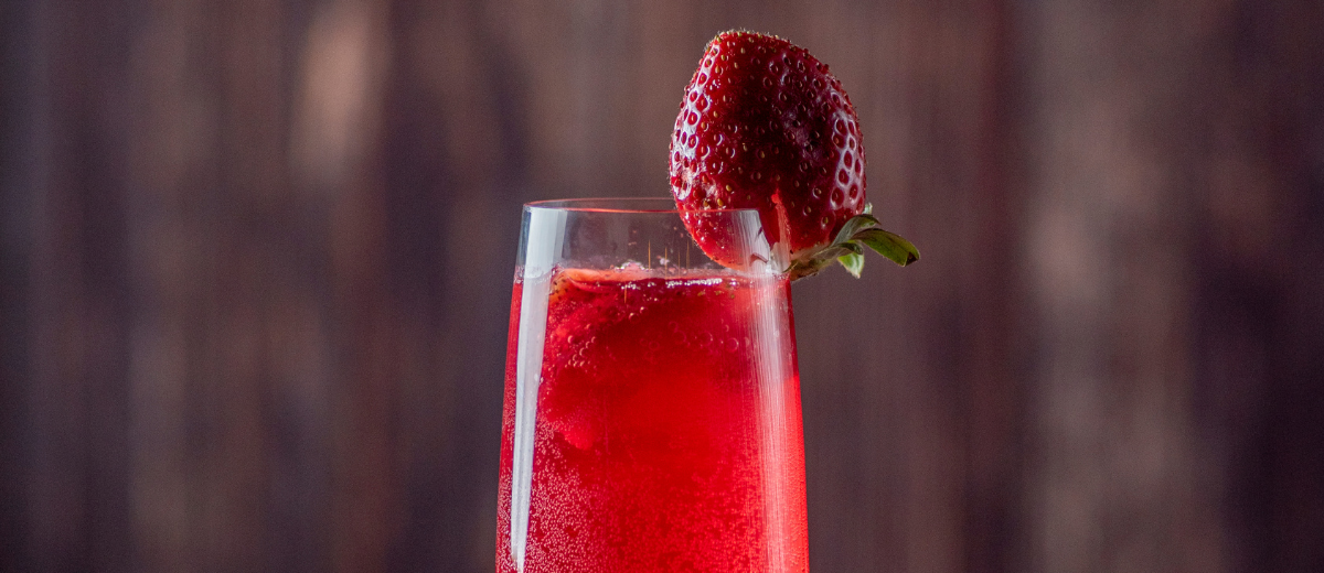 Strawberry Pomegranate Sparklers