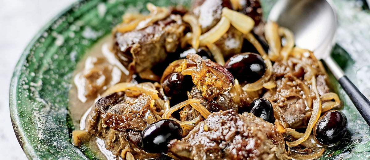 Beef Stew with Olives & Figs