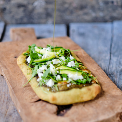 Mediterranean Zucchini Pinsa