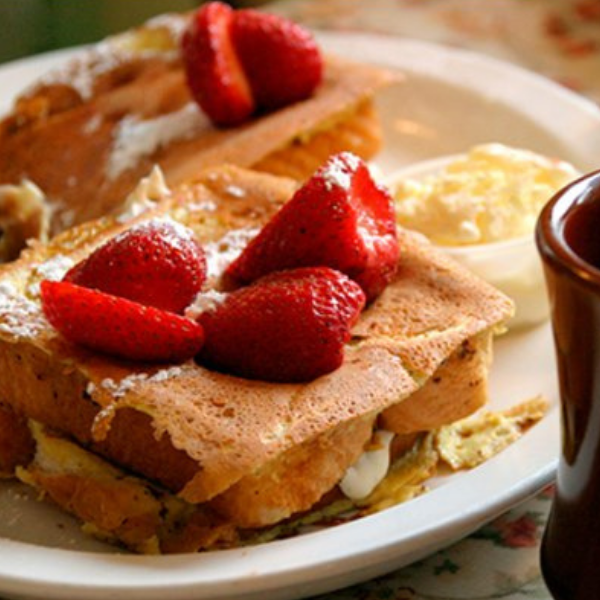 Stuffed French Toast with Strawberry Balsamic Sauce
