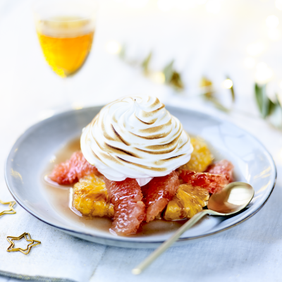 Citrus Meringue Float