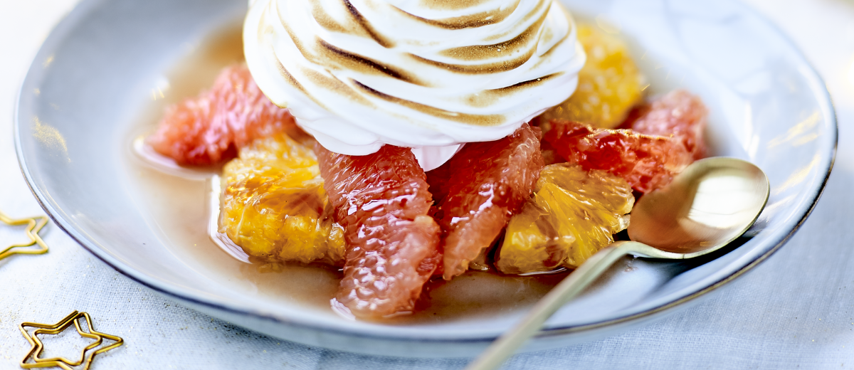 Citrus Meringue Float