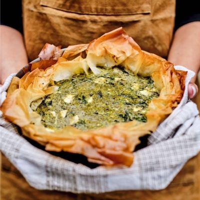 Goat Cheese and Herb Tart
