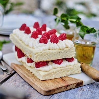 Soft Tiramisu with Red Berries
